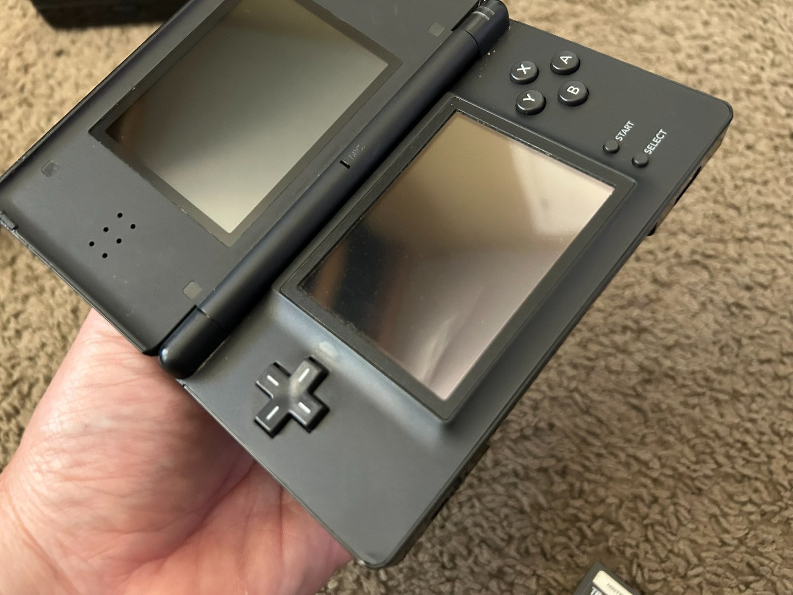 Nintendo DS Lite 32MB Handheld System Onyx Black w/ 13 Games bund lot console