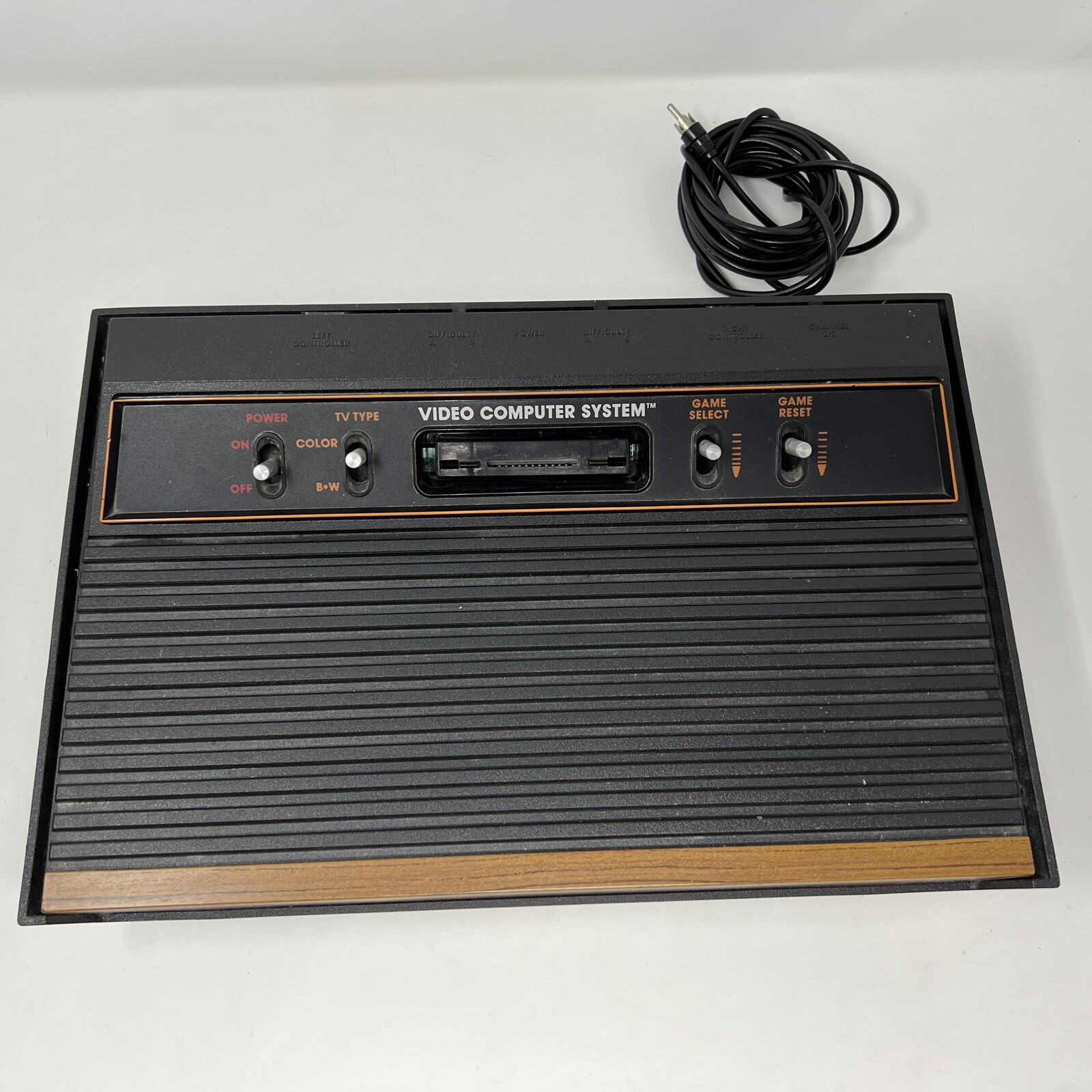Vintage Atari CX-2600A Video Game Console Joystick Paddles, Power Original Box