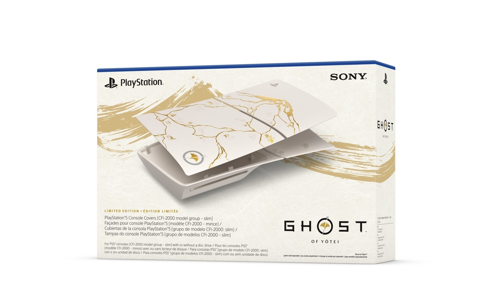 PS5 Ghost of Yotei Cover CFI-ZCS2GZ7 Gold Limited Edition Japan