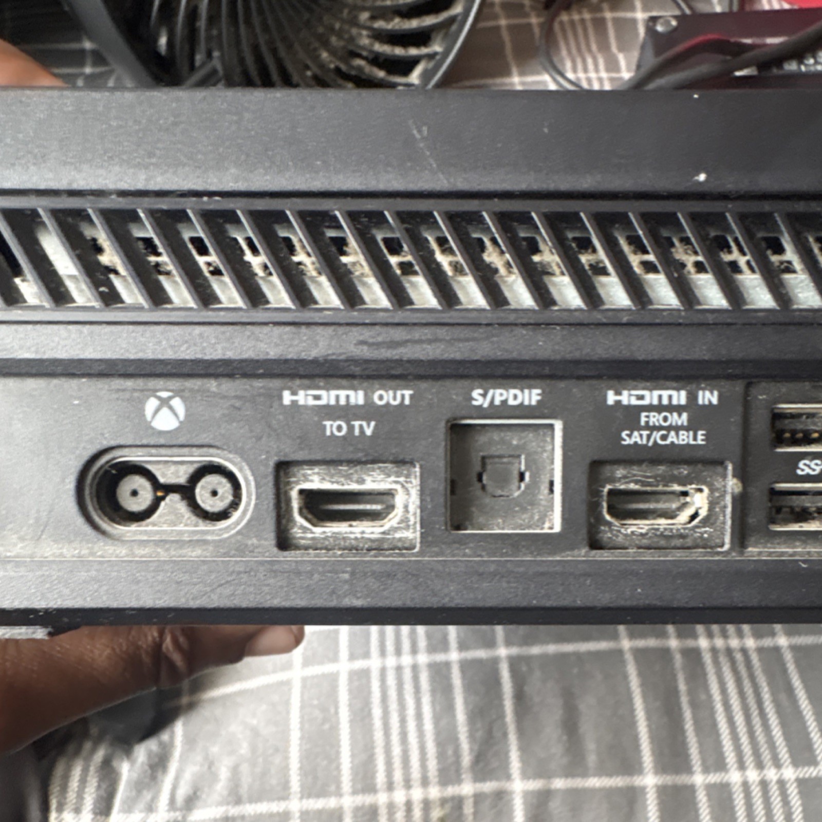 Microsoft Xbox One Black Console with Wireless Controller, HDMI, USB, Ethernet