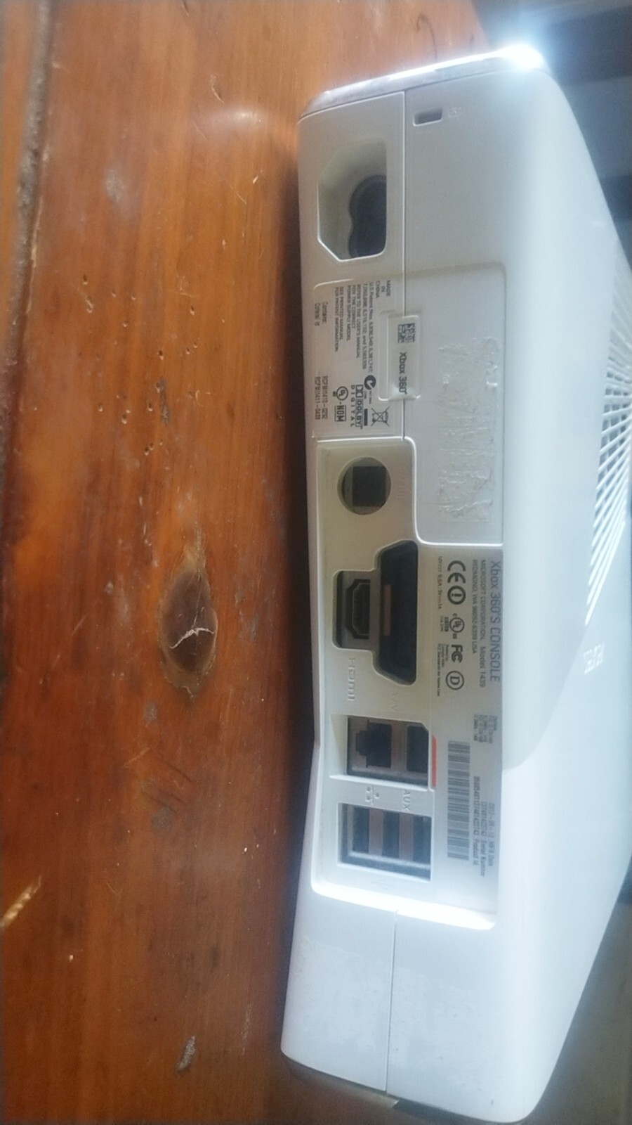 Vintage Microsoft Xbox 360 Model S Pro Console Includes 2 controllers