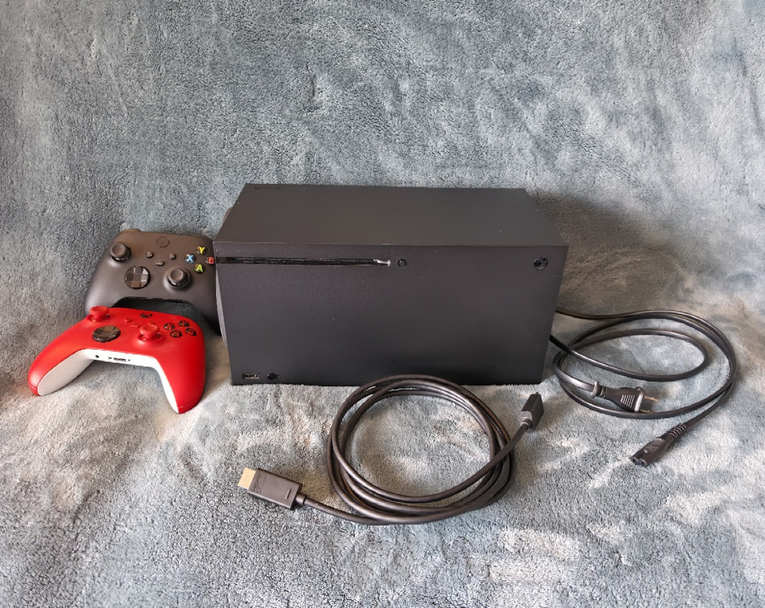 Microsoft Xbox Series X 1TB Disc Console Bundle w/ 2 Controllers HDMI/Power