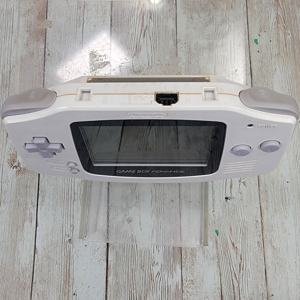 Genuine Nintendo Game Boy Advance GBA Console AGB-001 White Tested and Working!