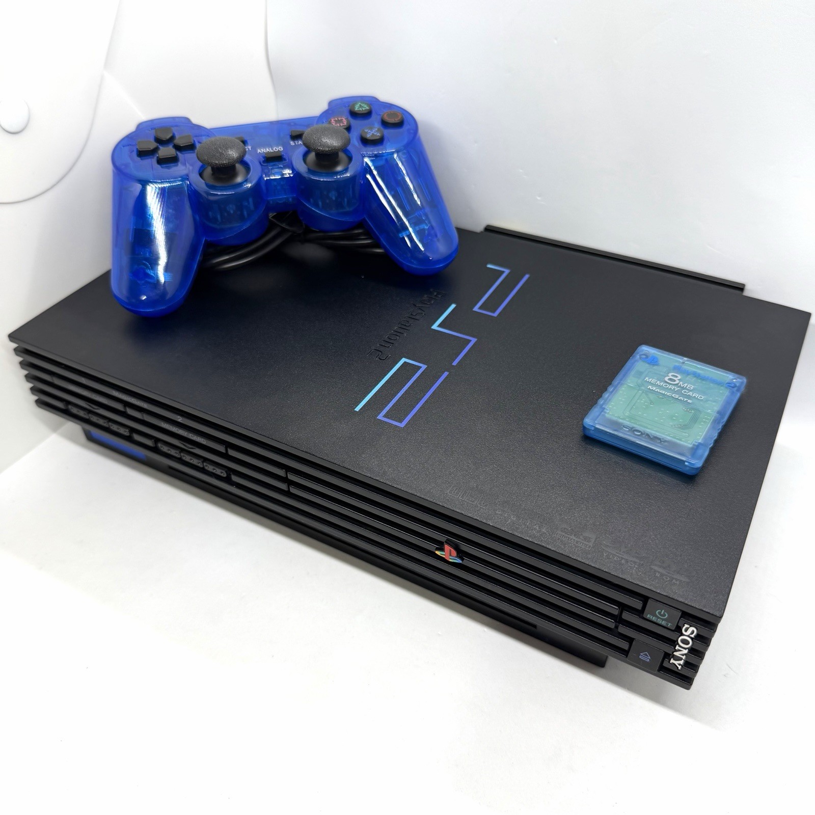 PS2 FAT 30001 Sony Playstation 2 Console Games & Accessories Bundle