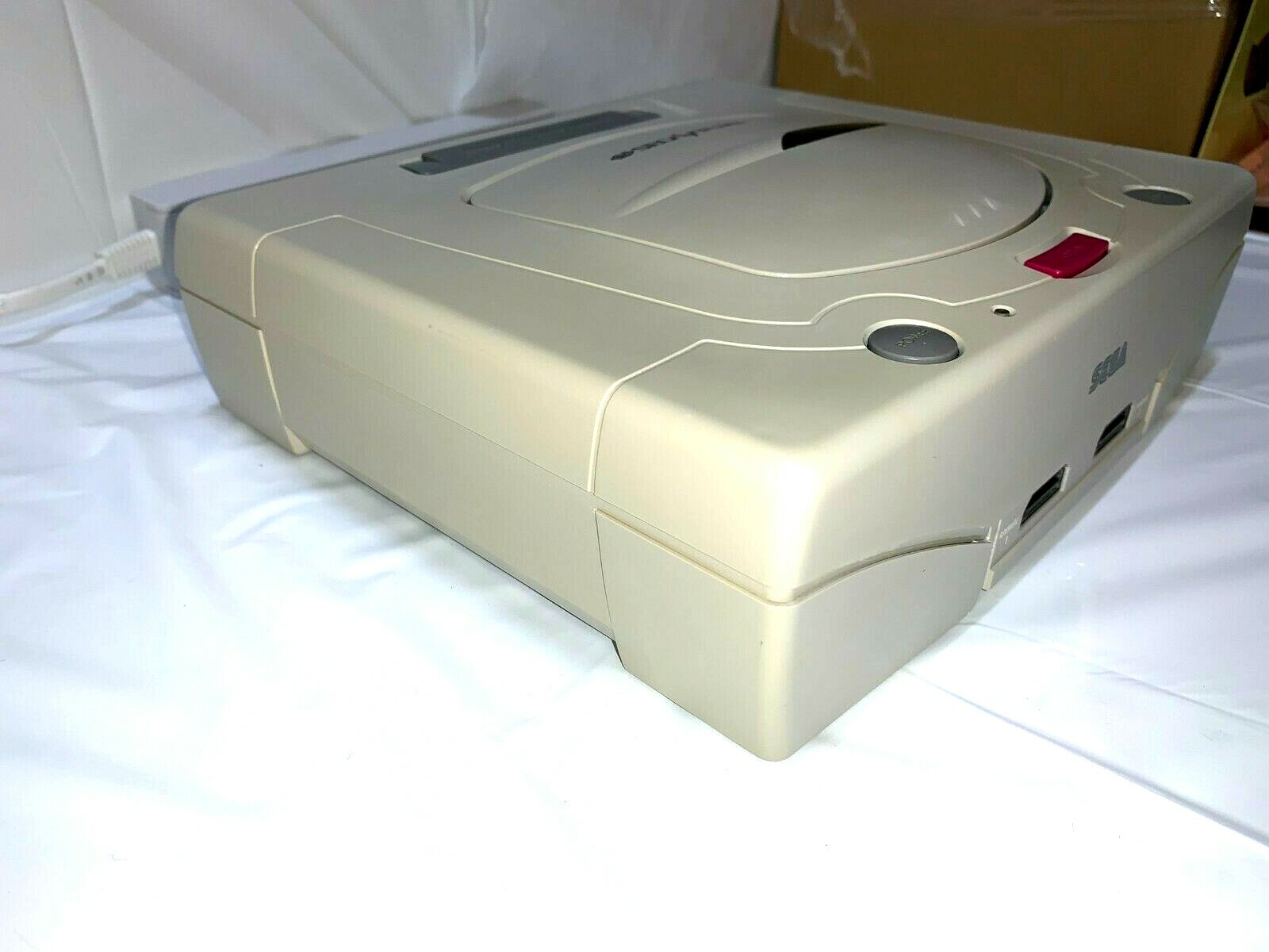 Sega Saturn WHITE Console Tested System HST-3220 JAPAN “NTSC-J” clean up inside