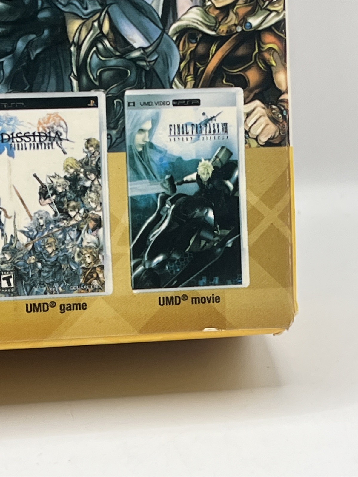 RARE HTF Sony PSP Dissidia Final Fantasy Limited Console Box And Insert Only!