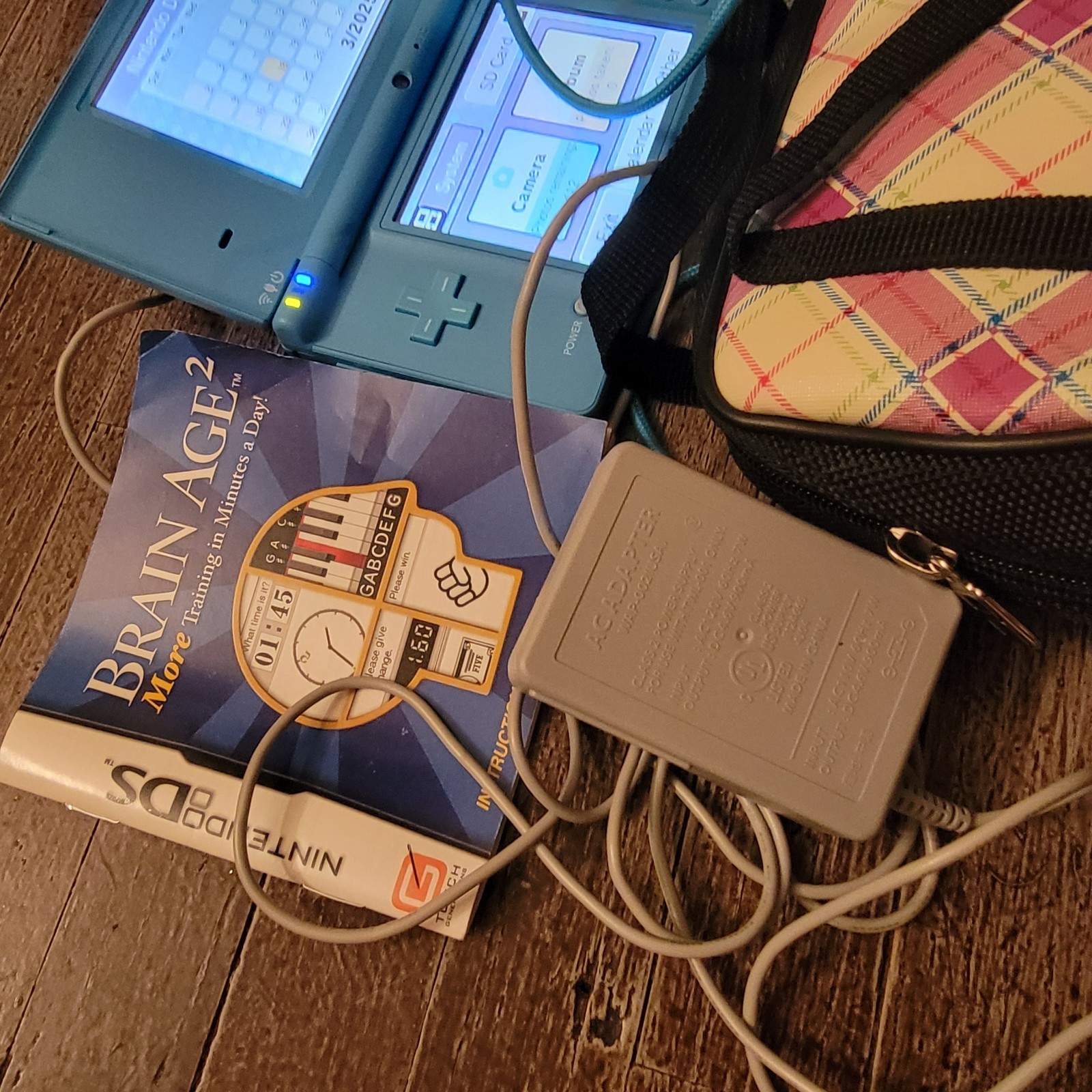 NINTENDO DSI Game System Bundle As Shown Very Little Use