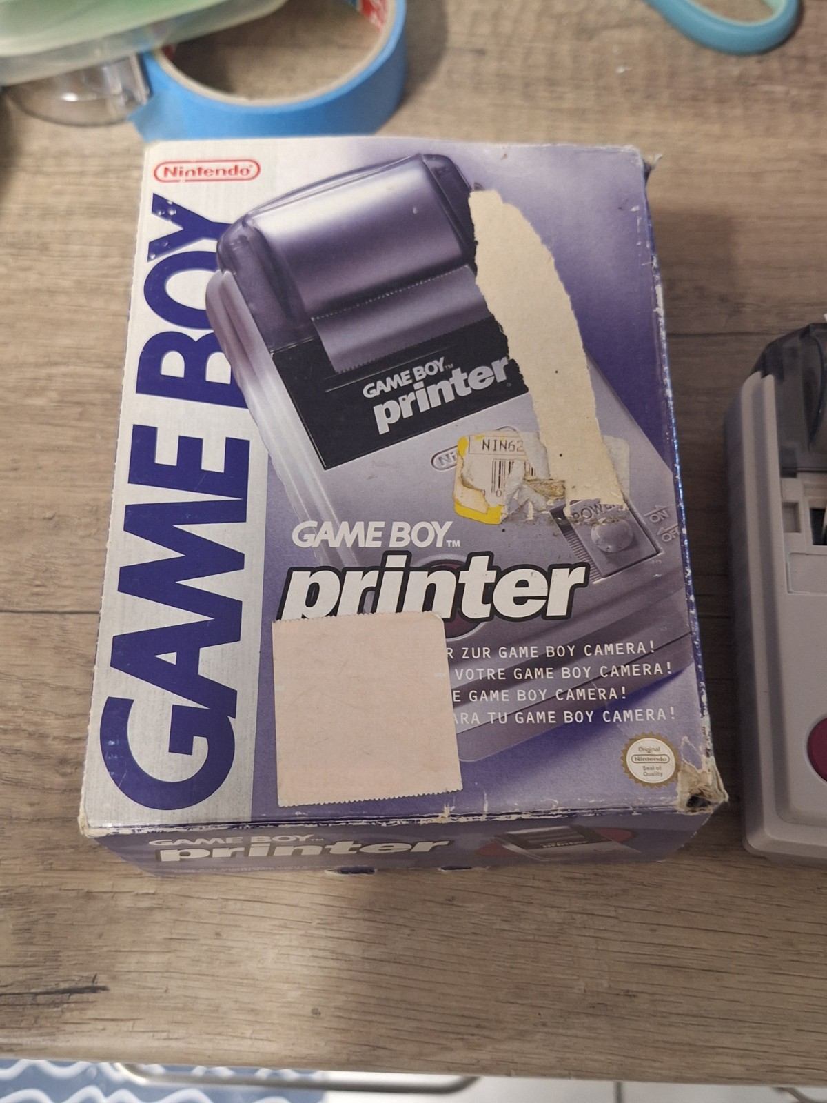 Vintage Nintendo Gameboy printer accessory in original box 1990’s