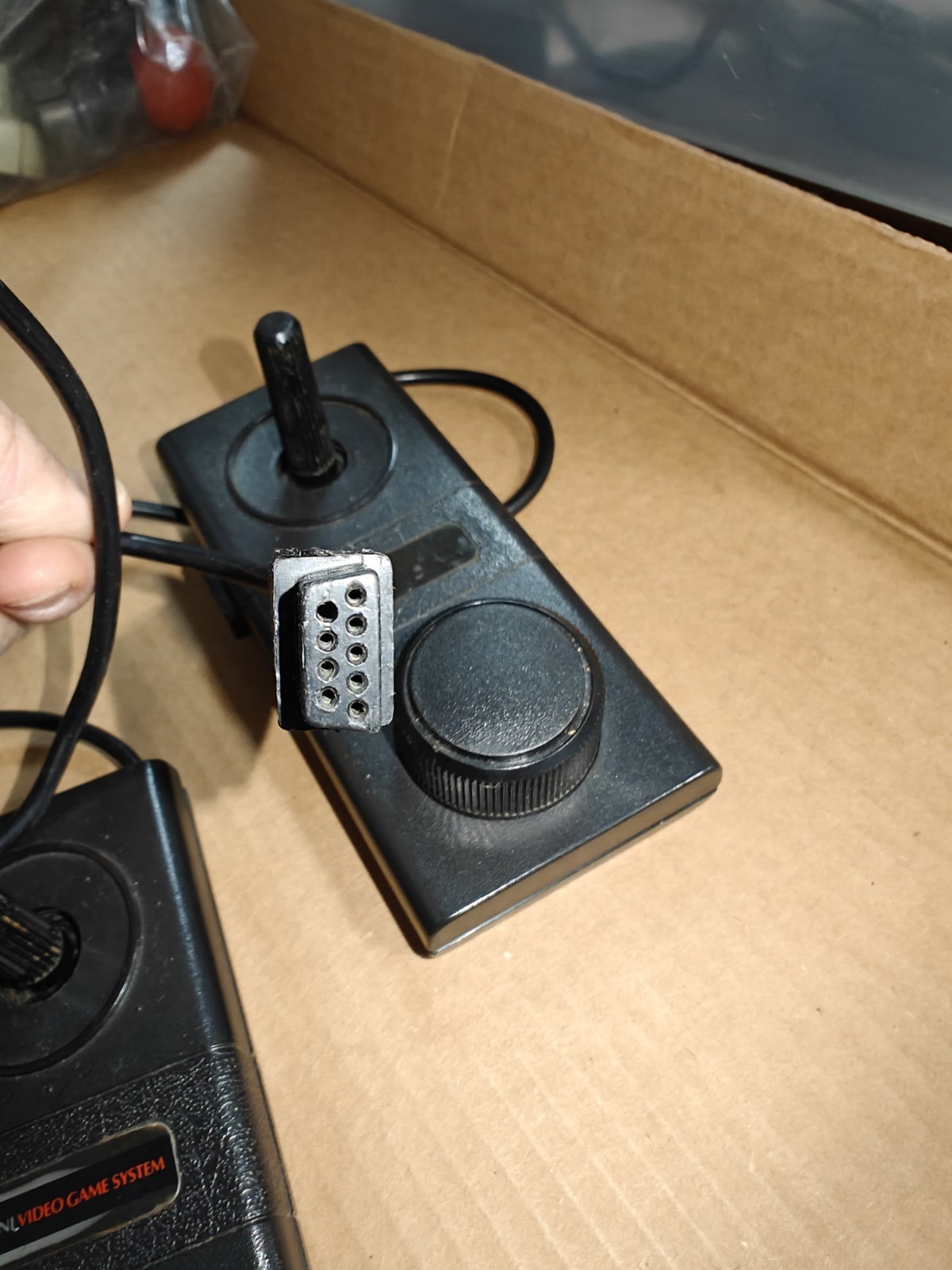 2 COLECO GEMINI Atari Game Controller Joystick DUEL COMMAND (Untested)