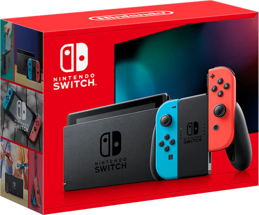 Nintendo Switch – Neon Blue and Neon Red Joy-Con
