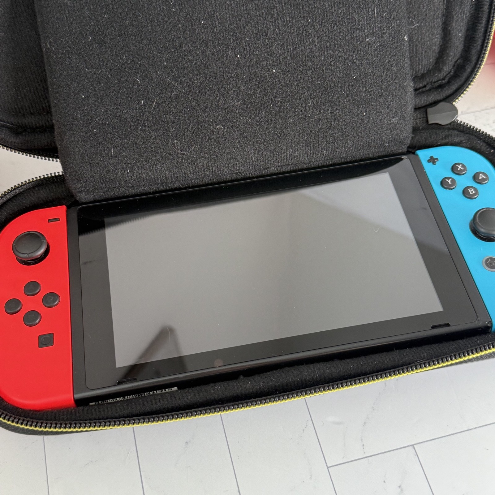 Nintendo Switch Model HAC-001 Console 32GB + 128 GB microSD See Photos! #H954