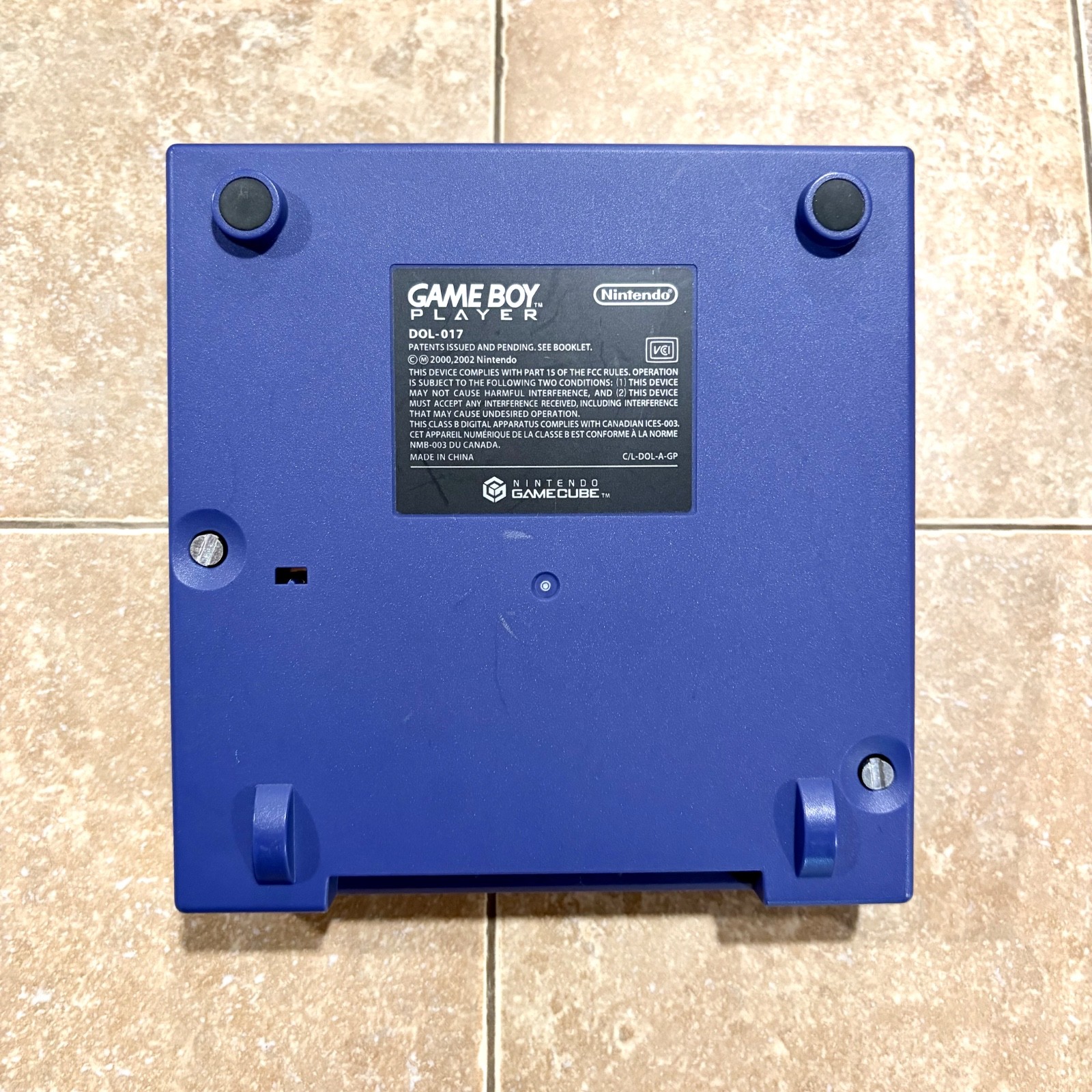 MINTY Nintendo GameCube System Indigo CIB + Game Boy Player Region FREE TESTED