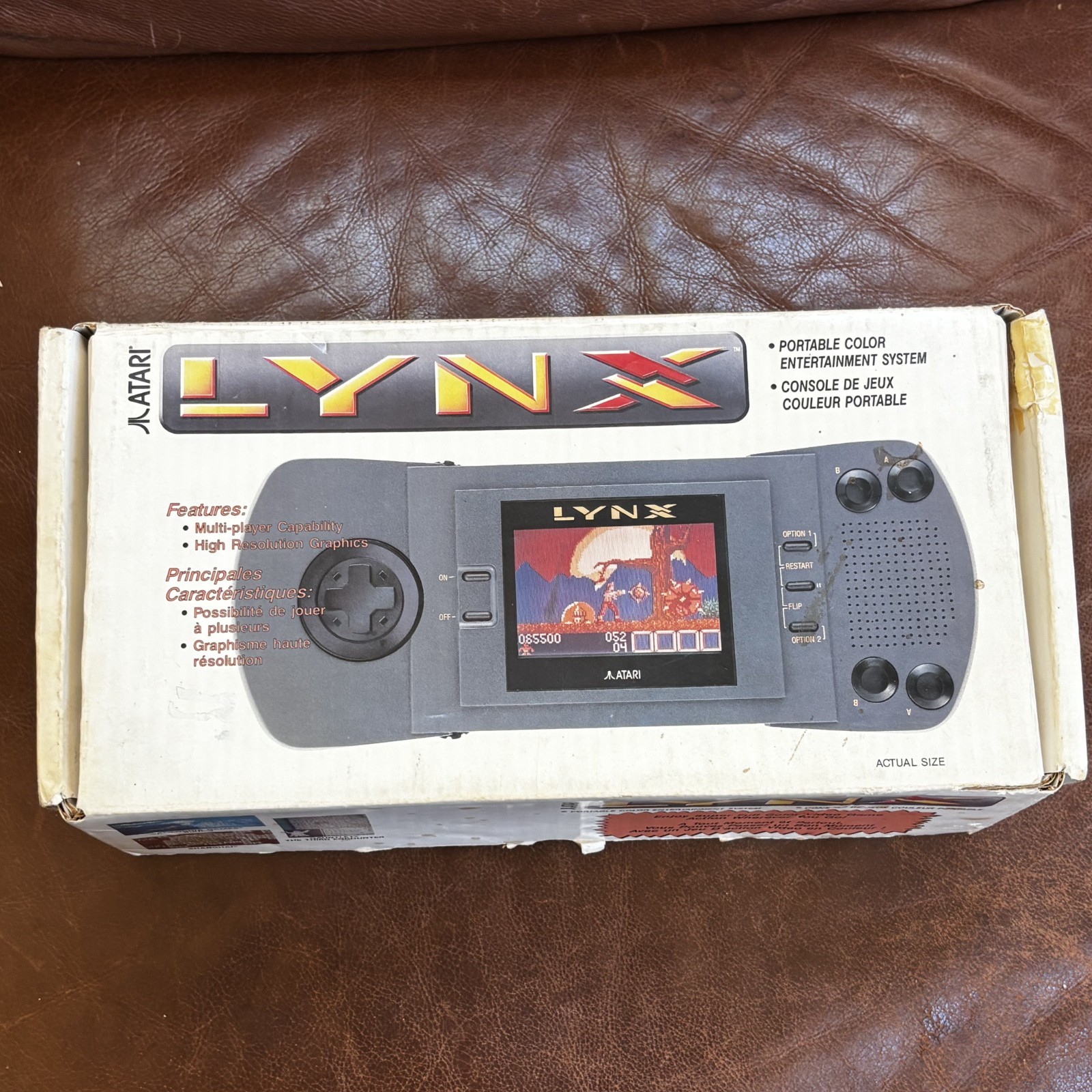 Vintage Atari Lynx Model 1 Video Game Console Handheld New in Box READ