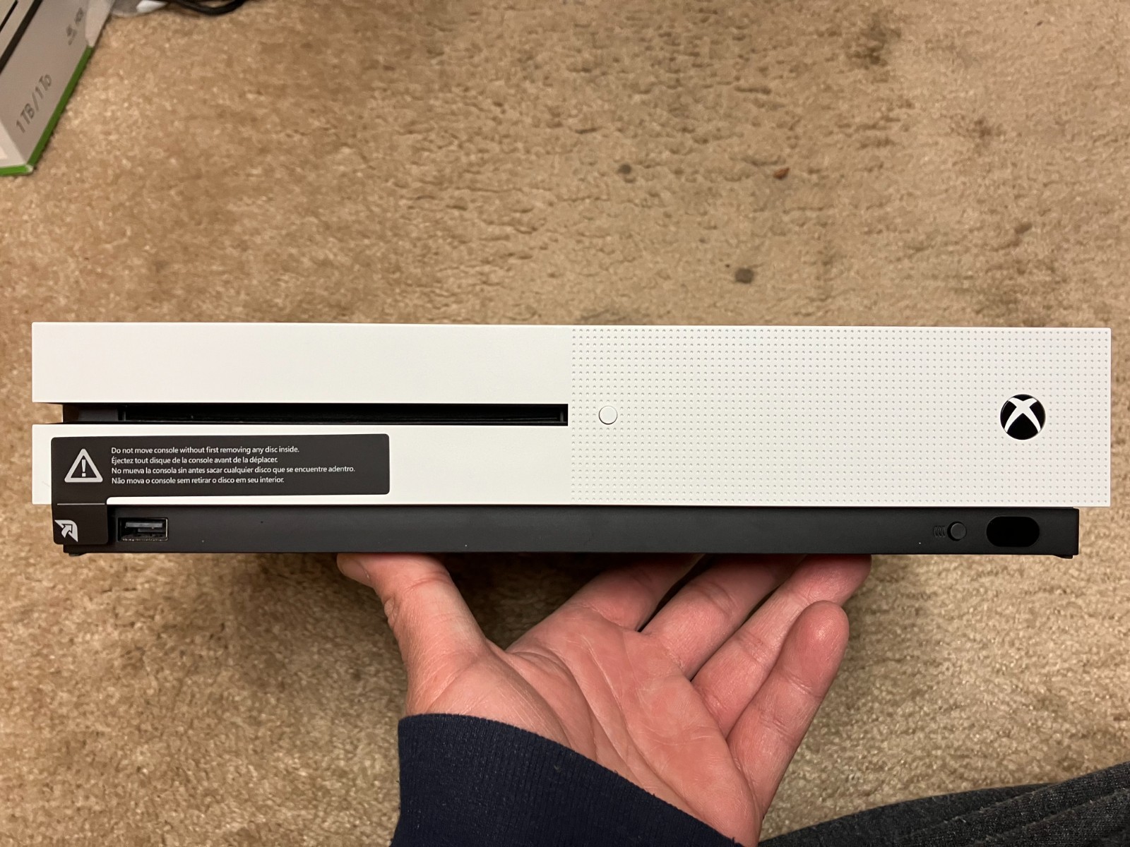 Microsoft Xbox One S 1TB Console w/ Controller Original Box Games
