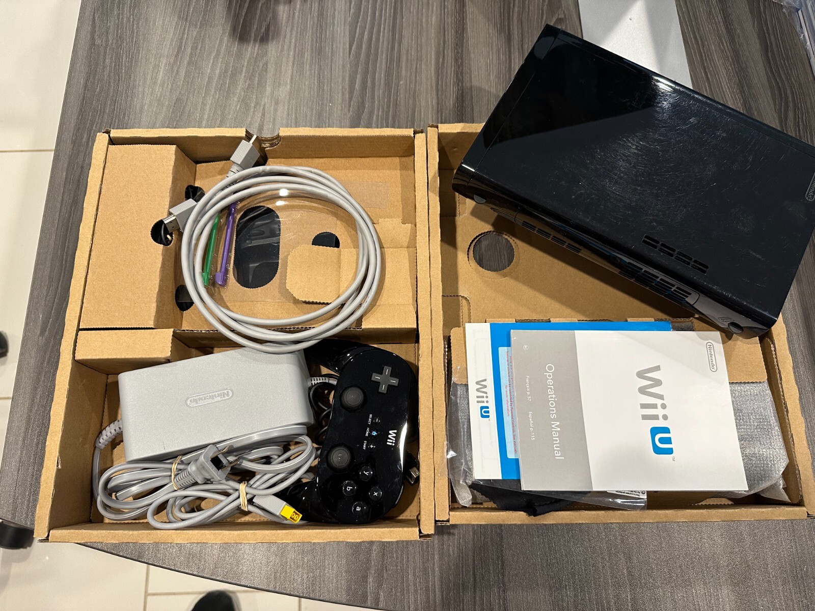 Nintendo Wii U Deluxe Set: Super Mario Bros U And Super Luigi U CIB