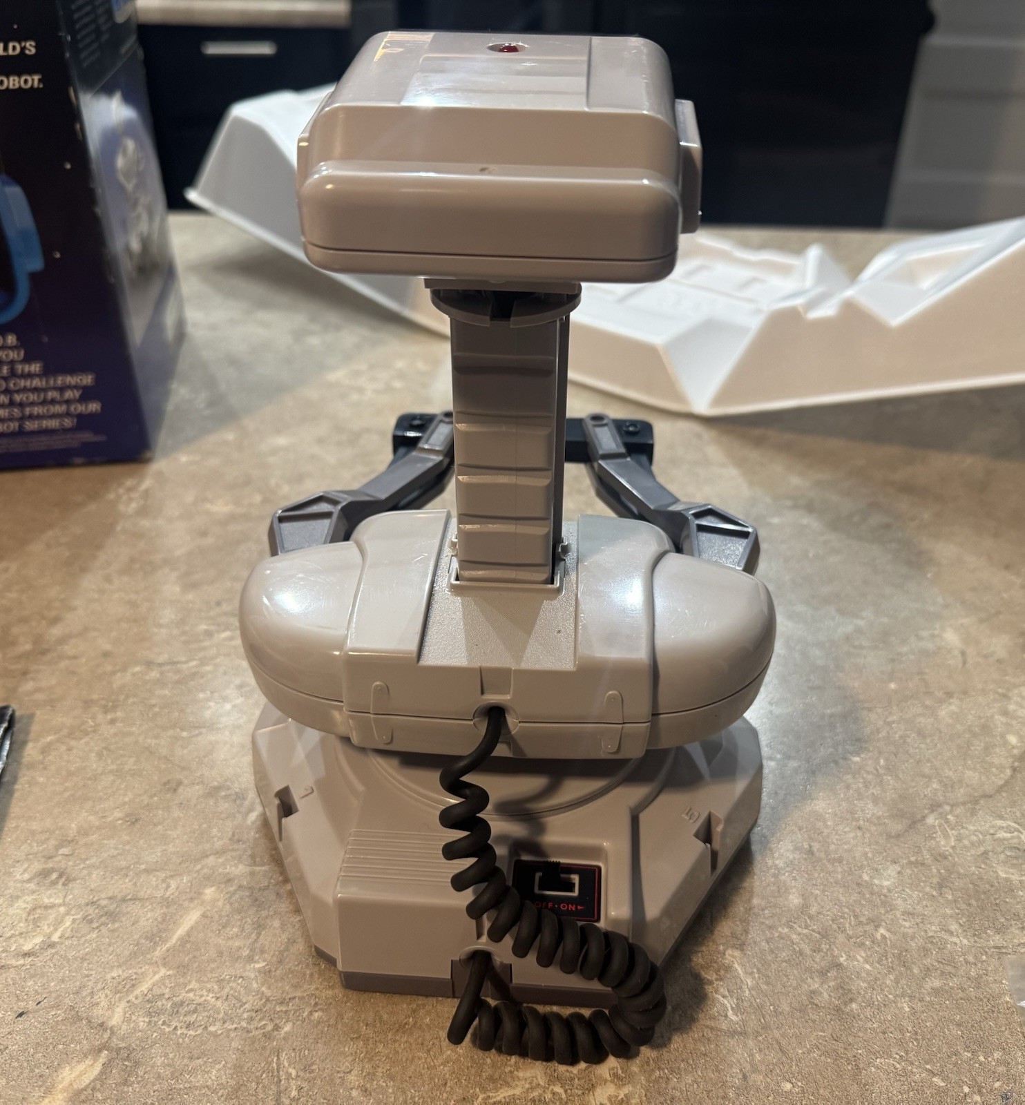 Nintendo ROB The Robot. CIB With Styrofoam. Stand Alone Version. Complete In Box