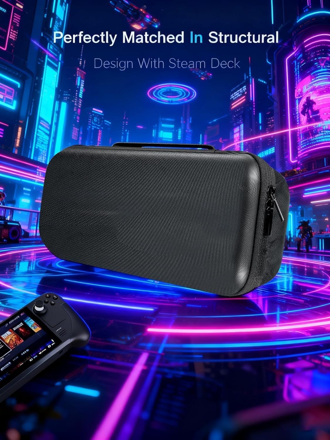Hard Shell Travel Case for Steam Deck & OLED – Stylish and Protective
