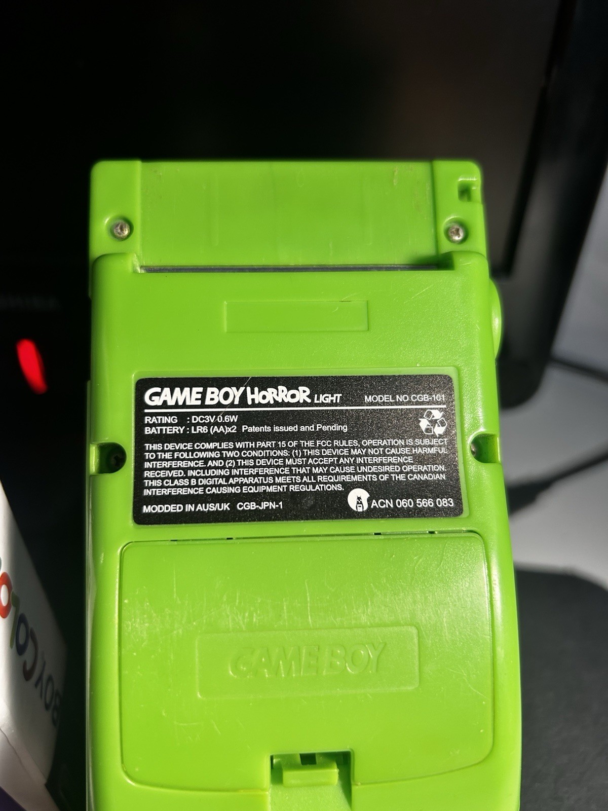 Game Boy Color W/IPS screen & (box From China)