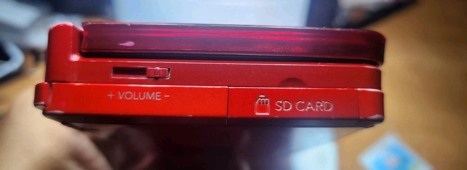 Nintendo 3DS Handheld Game Console Flame Red – Won’t Read SD Cards