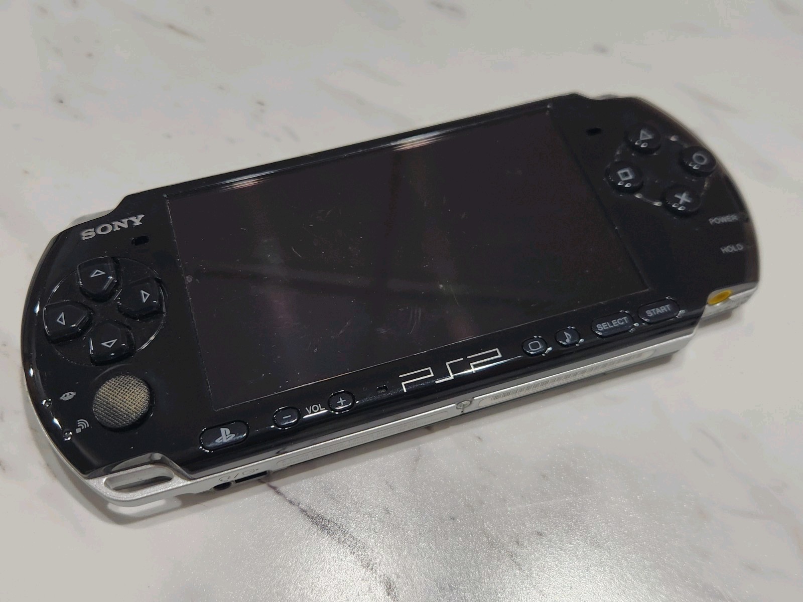Sony PlayStation Portable PSP-3000 Handheld Console No Batt 15 Games READ DESC!