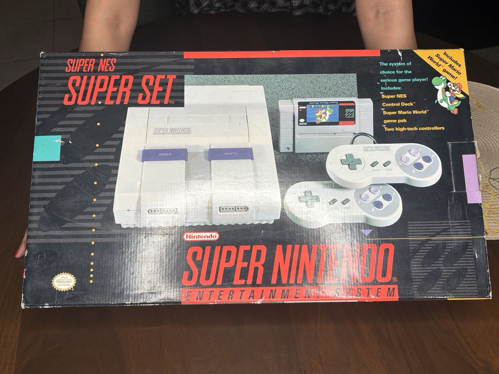 Nintendo Super Nintendo Entertainment System Bundle w/ 2 Controllers No Game