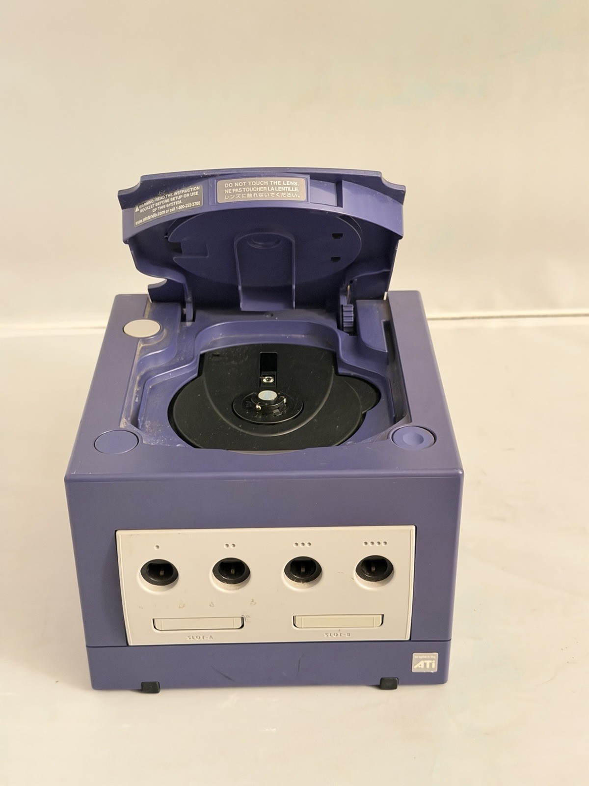 Nintendo GameCube Console Bundle w/ 2 Controllers, Microphone, Cable & 2 Games