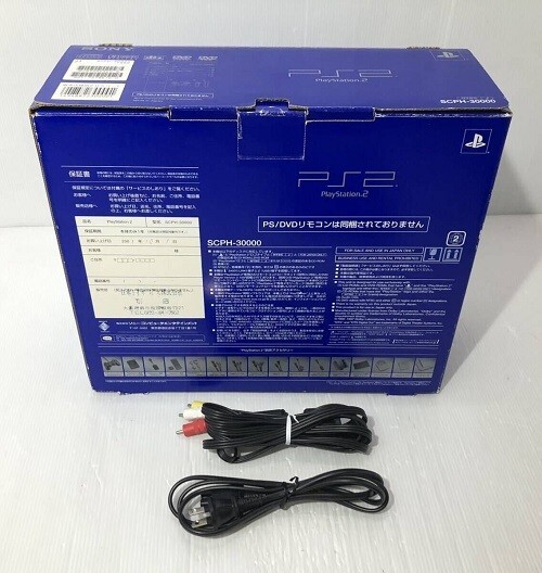 Sony PS2 SCPH-30000 Console controller black tested from JAPAN