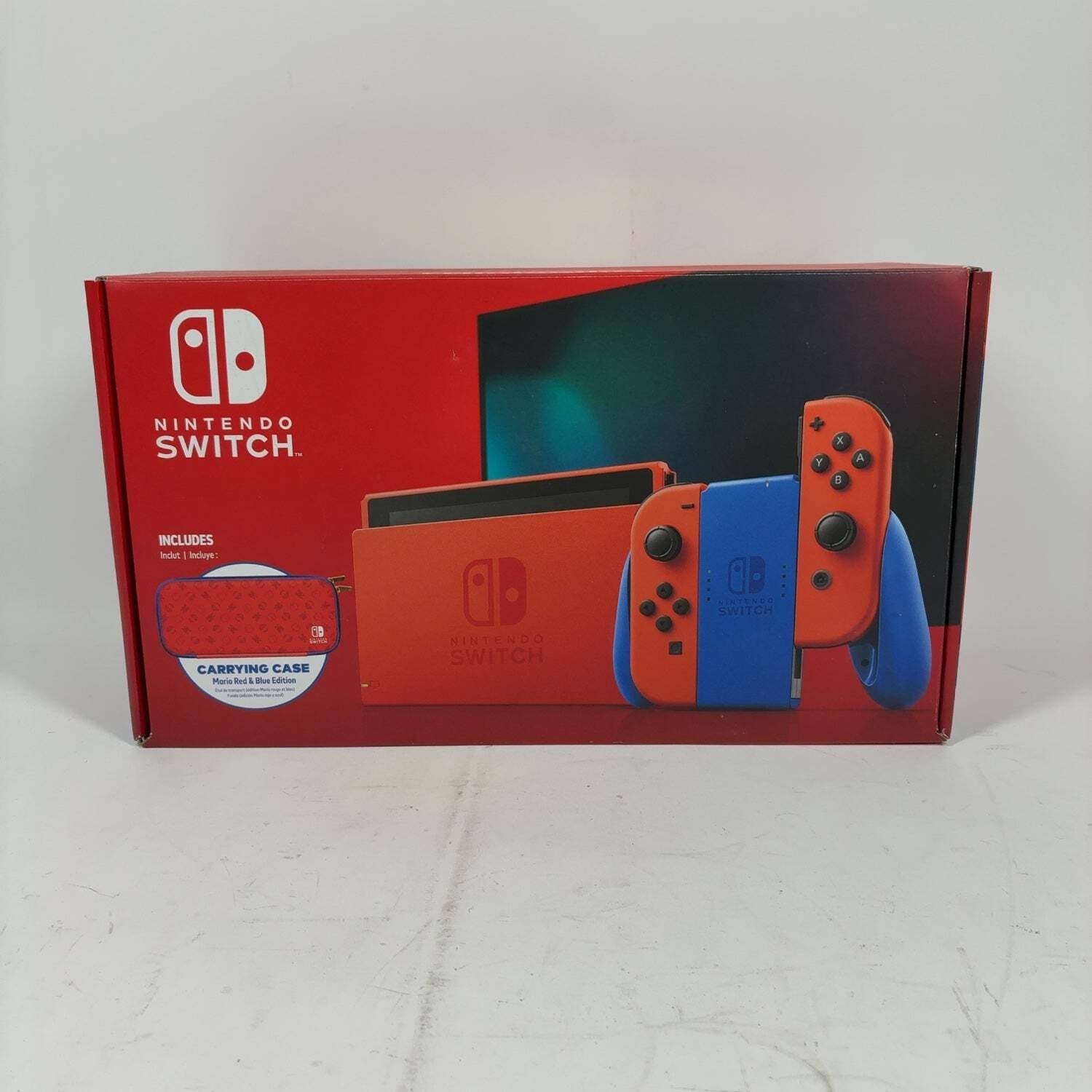 Mario Red Edition Nintendo Switch v1 Console Gaming System HAC-001