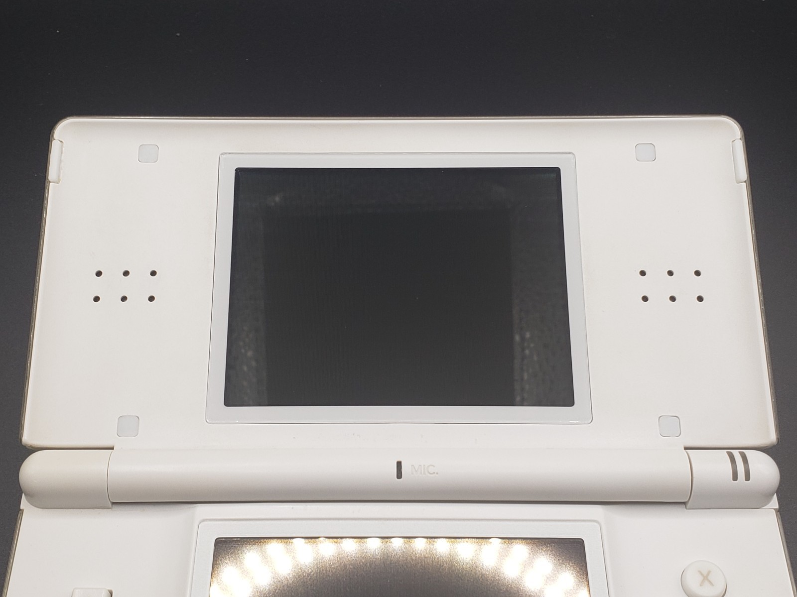 Nintendo DS Lite Polar White OEM Restoration (Good Condition) w/ Charger