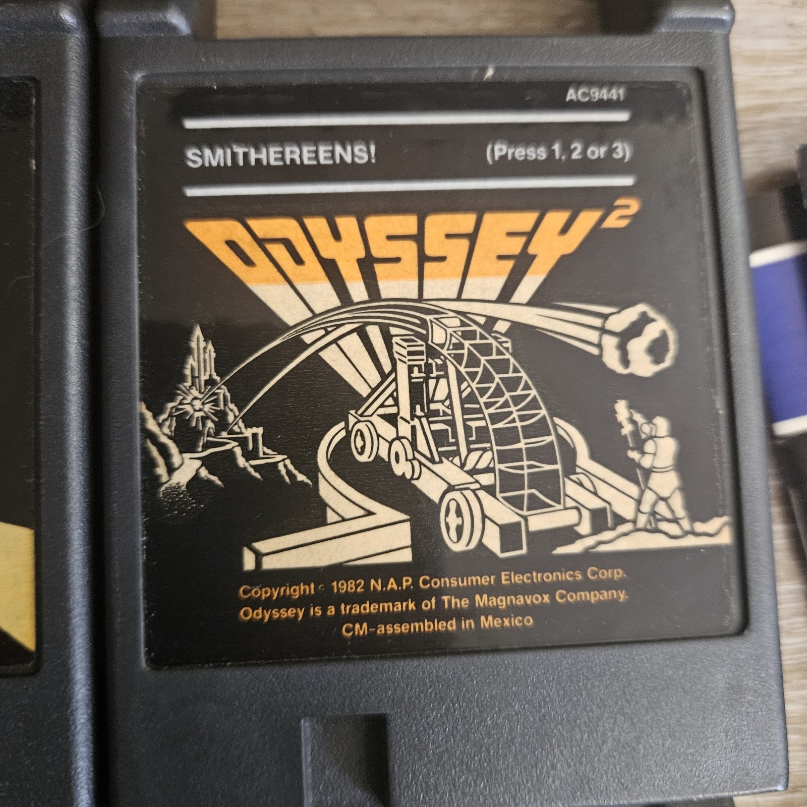 Magnavox Odyssey 2 Microprocessor Video Game System 10 Games PARTS REPAIR AS-IS