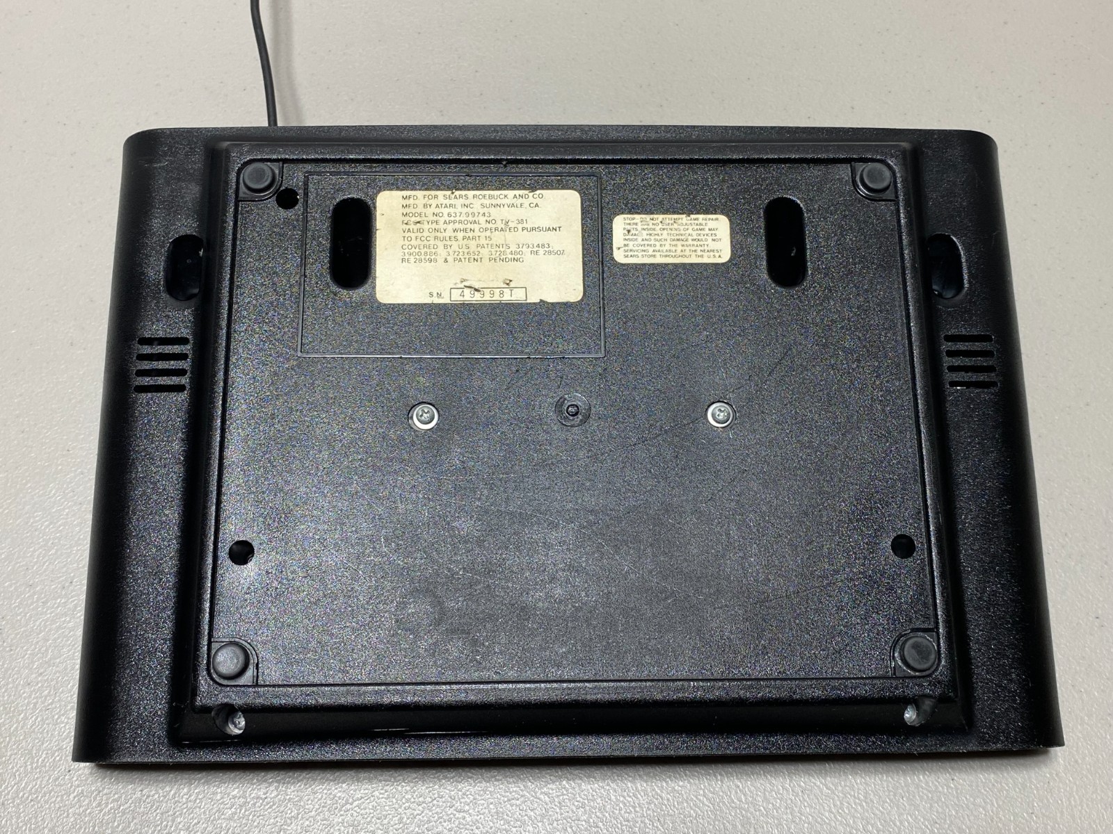 Atari CX2600 Sears Video Arcade ‘Heavy Sixer’ Console Sunnyvale *RARE!!*