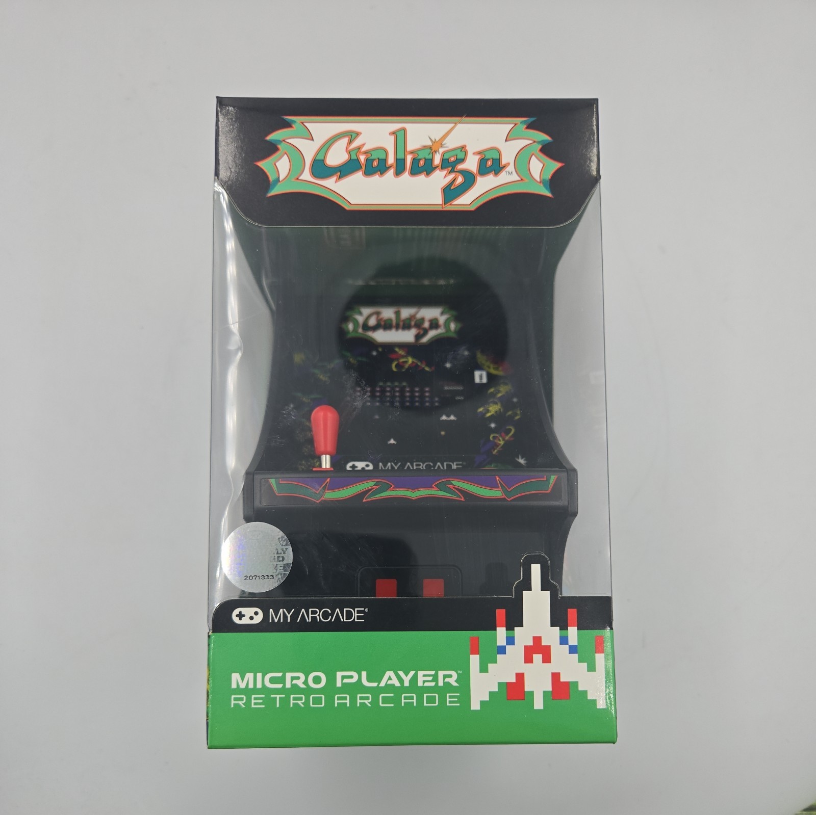 Galaga Micro Player Retro Arcade Machine Hand Held Game by My Arcade NEW