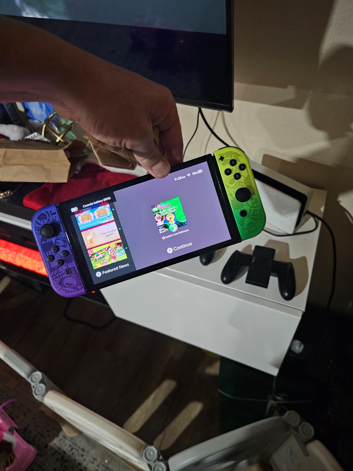 Nintendo Switch OLED Splatoon 3 Limited Edition LE 64GB Console – Open Box