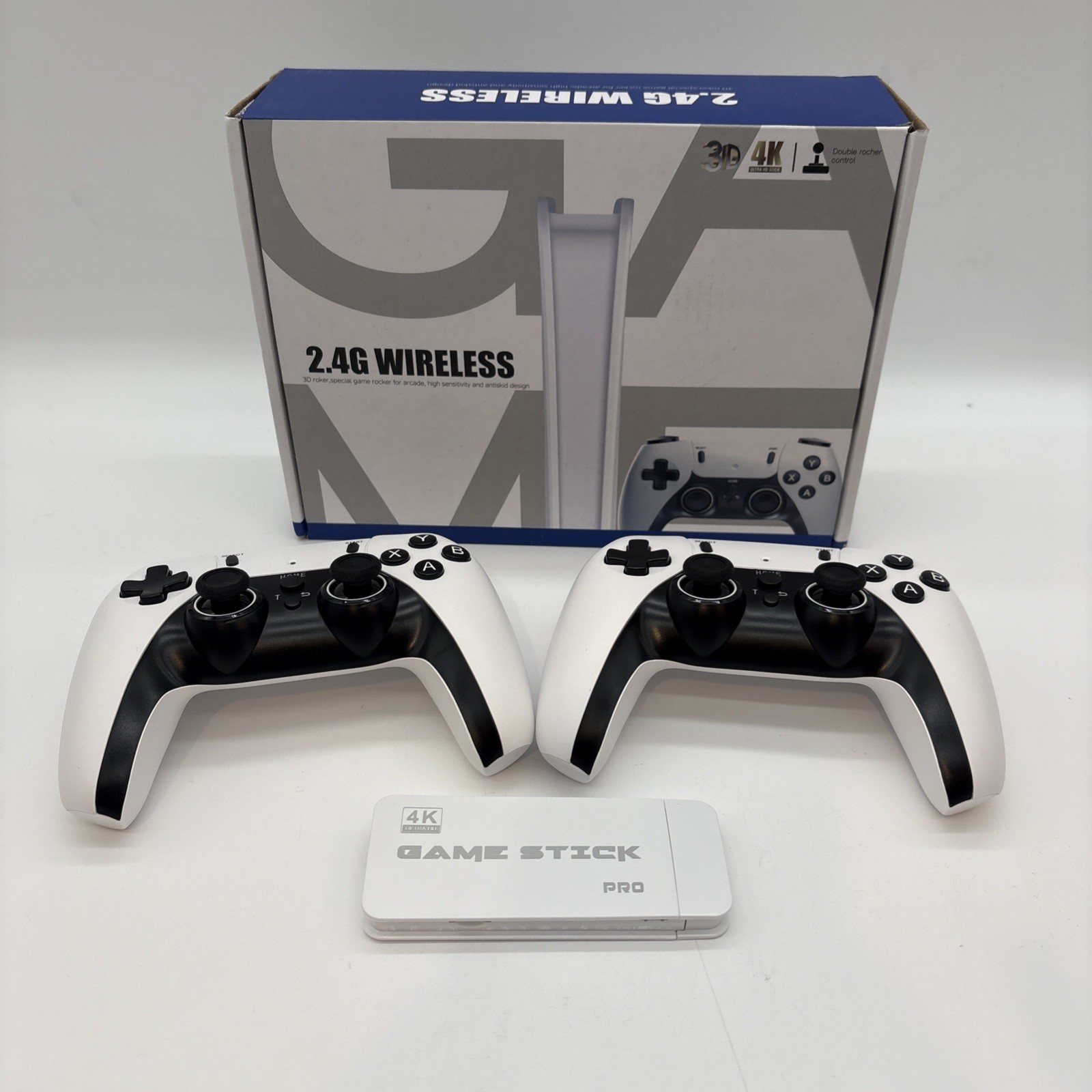 GameStick 2.4G Wireless Home Console White 3D Rocker High Sensitivity Antiskid