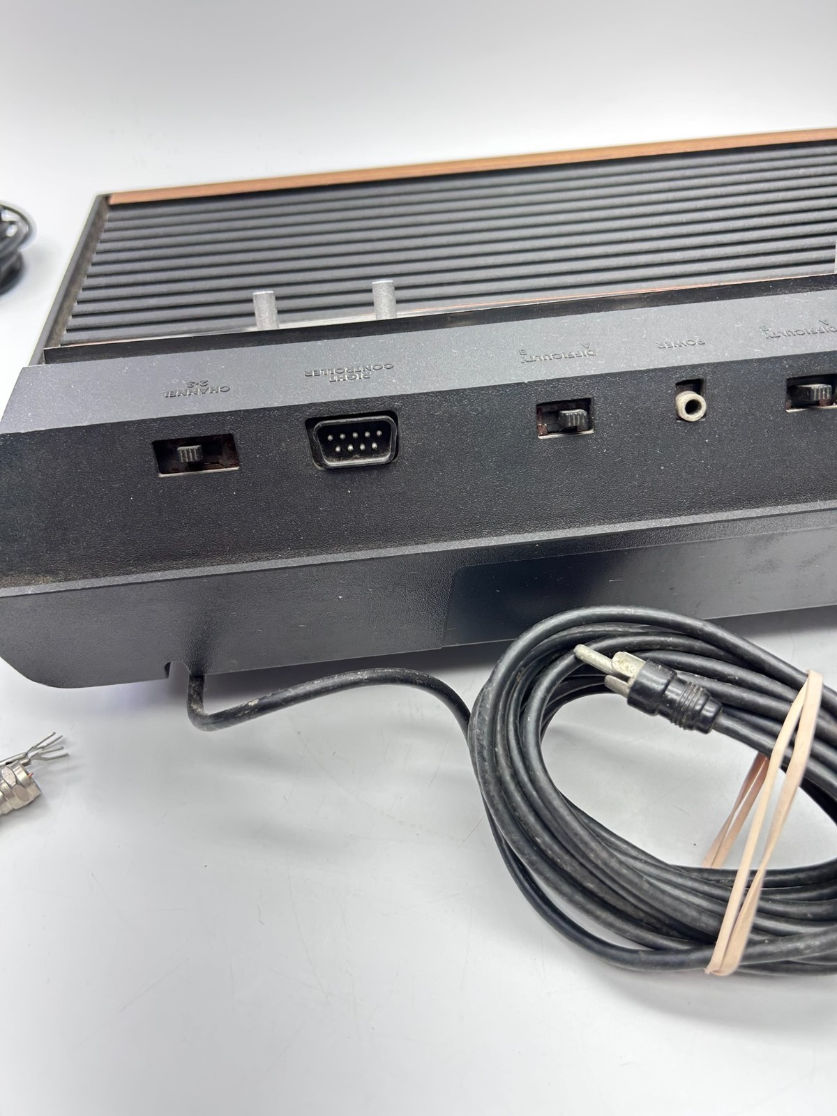 Vintage Atari CX-2600A Video Game Console w/ Joysticks and Power Cord UNTESTED