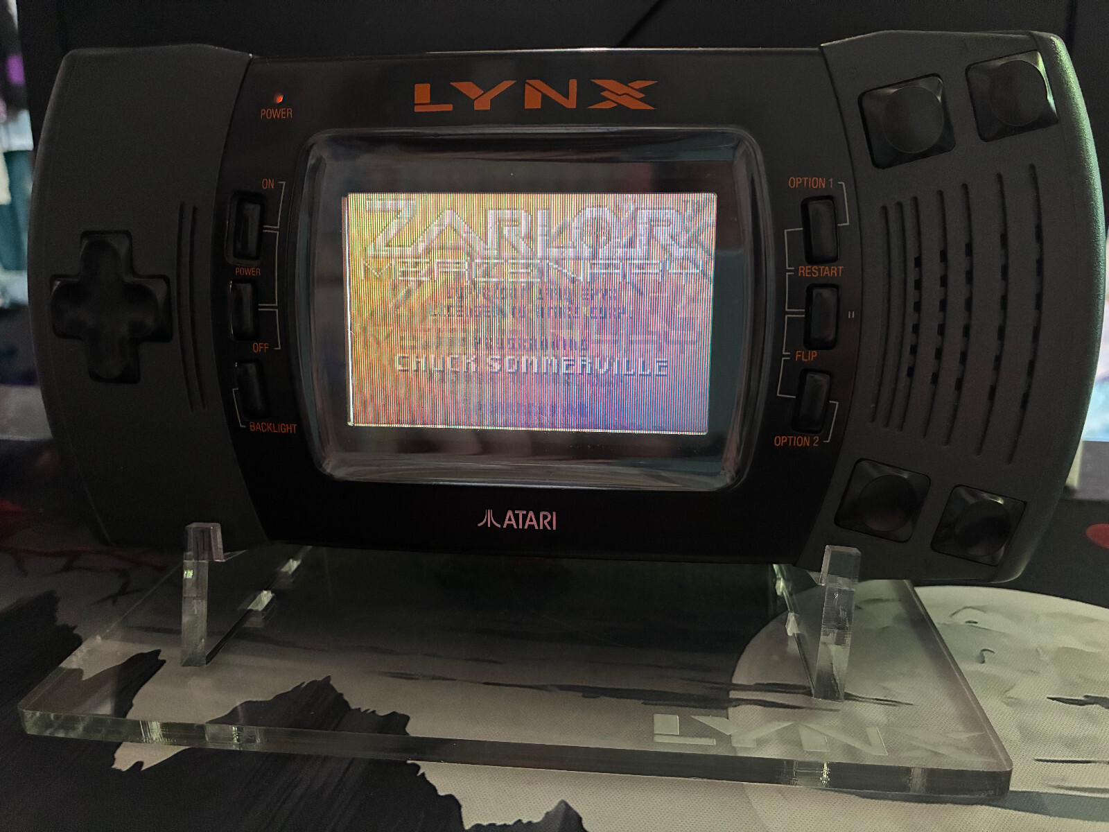 Atari Lynx II Handheld Console – Carrying Case, Acyrlic Stand, Zarlor Mercenary