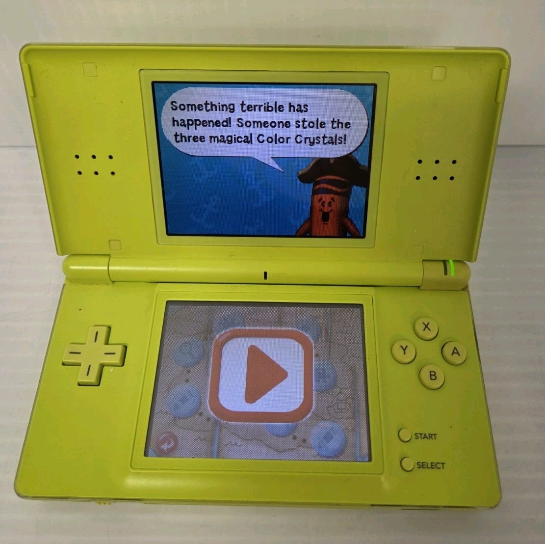 READ!!! – Nintendo DS Lite (USG-001) Green & Metallic Pink -Lot Of 2 – Both Work