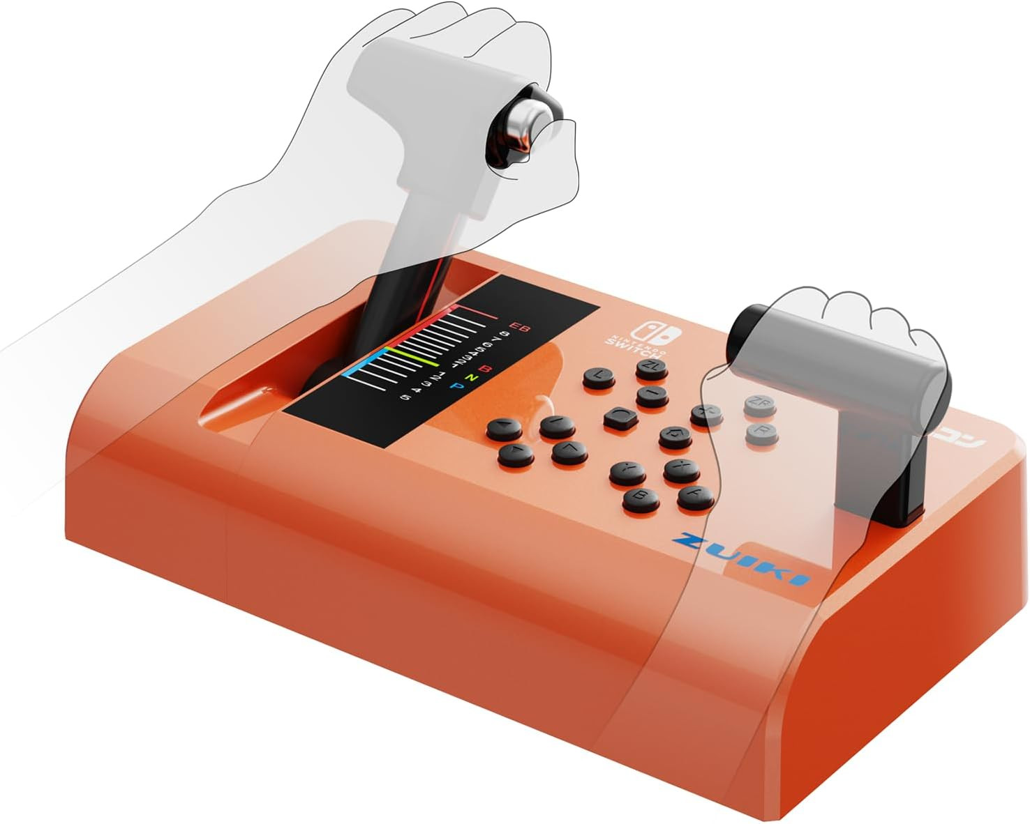 ZUIKI MASCON Densha de Go Controller for Nintendo Switch OneHandle Red Japan New