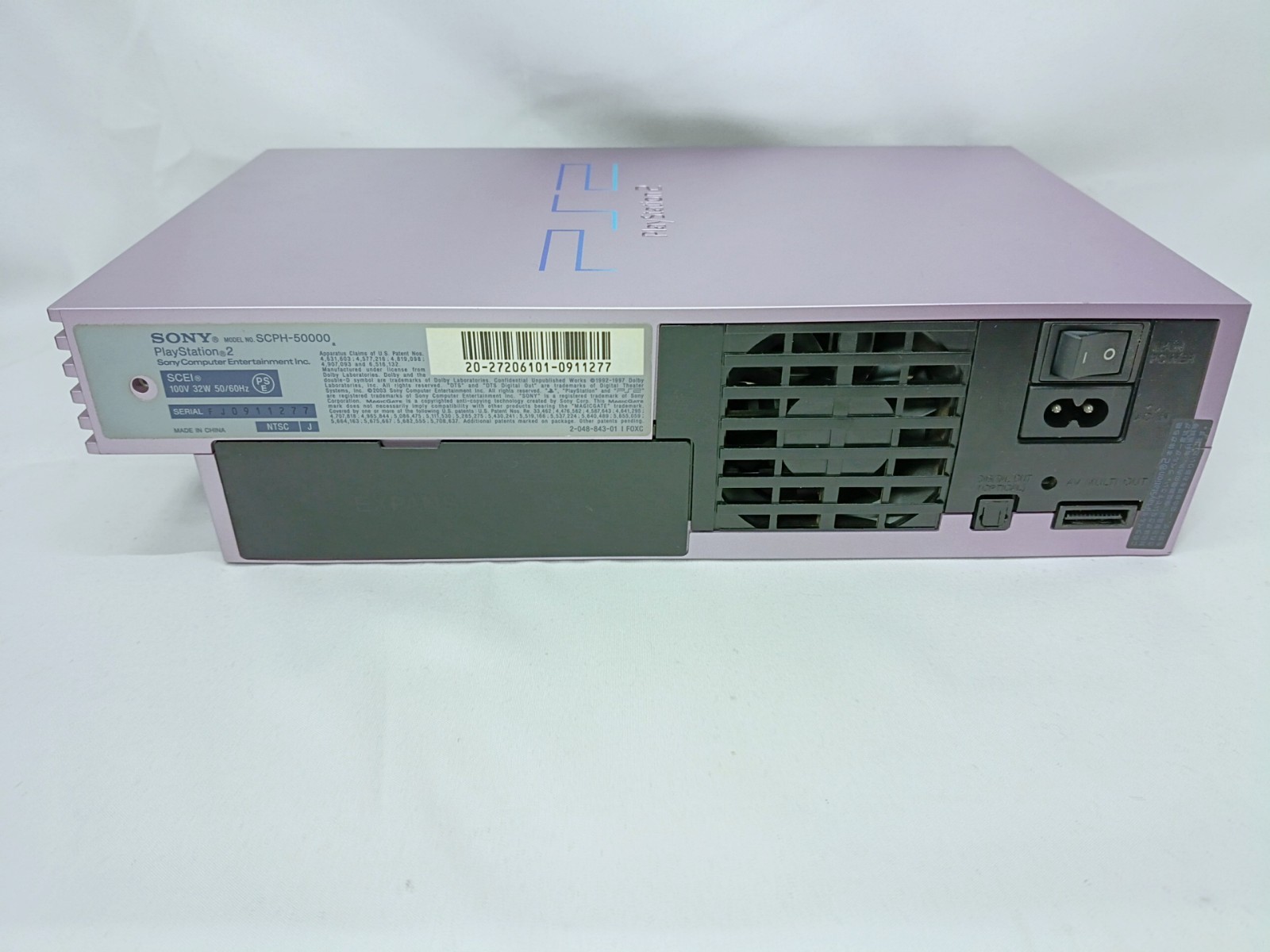 PS2 Sakura Pink Console Controller set Playstation2 NTSC-J Japan Tested