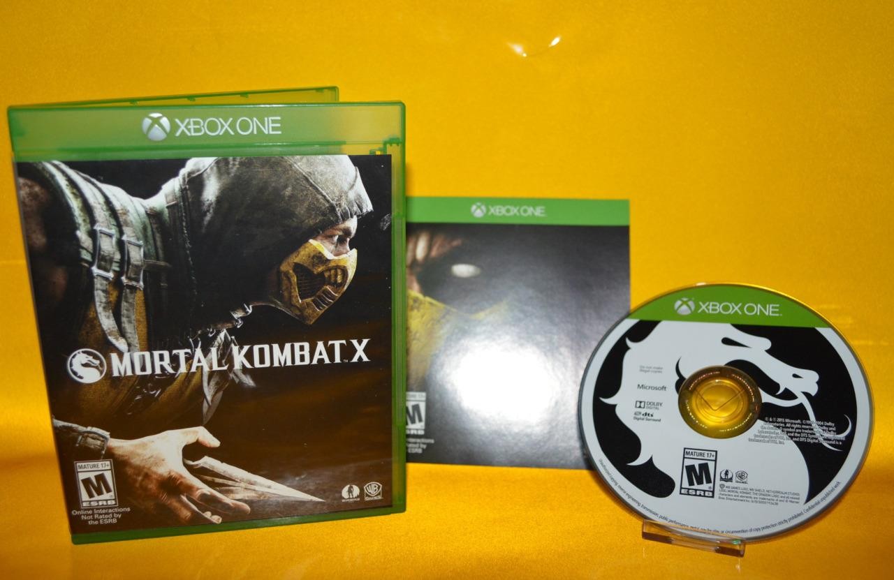 Mortal Kombat X (Xbox One Series X, 2015) Tested, Case & Flyer !