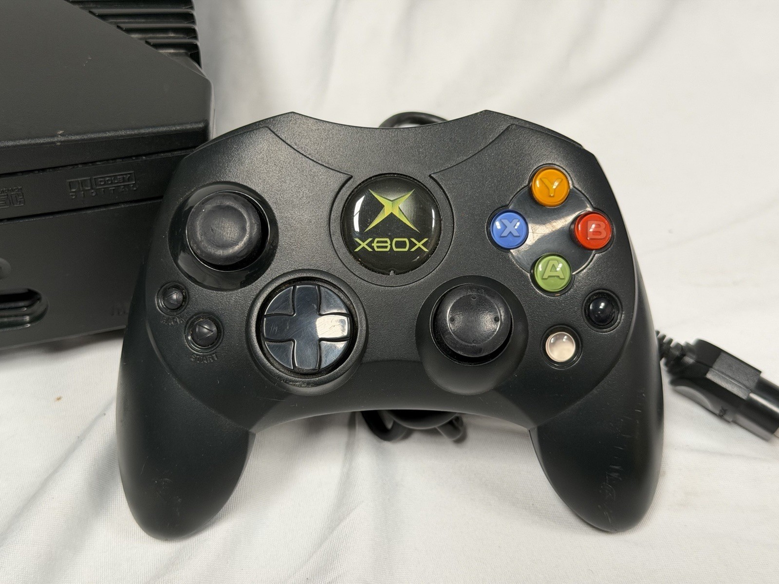 Microsoft Xbox Original Console Controller RCA Power Cable Tested