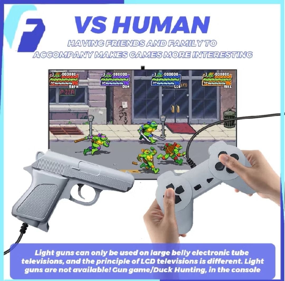 Retro Video Game Console Classic Plug & Play Gaming System 2 Control Hot Sale