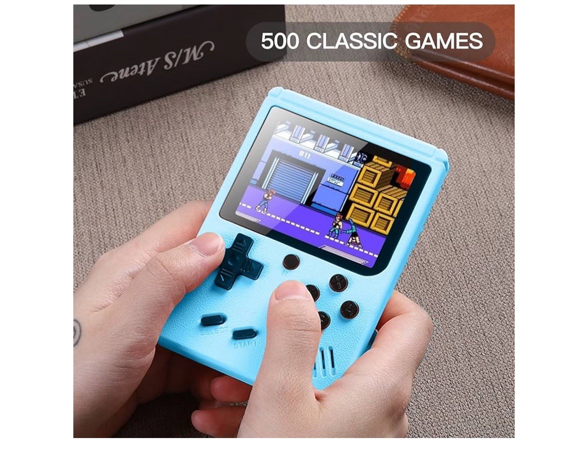500 Classic Games Handheld Retro Video FC Game Console Player For Kids Adults
