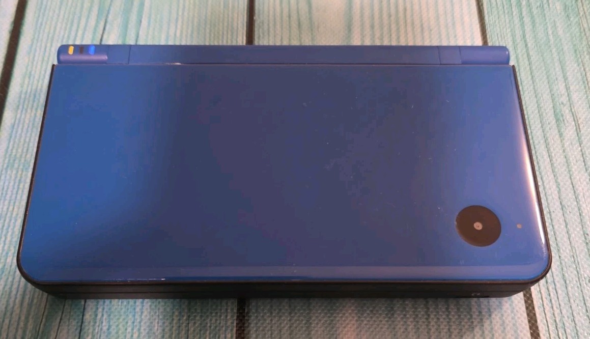 🔥Nintendo DSi XL Midnight Blue Bundle 2 Games Tested Works Stylus🔥