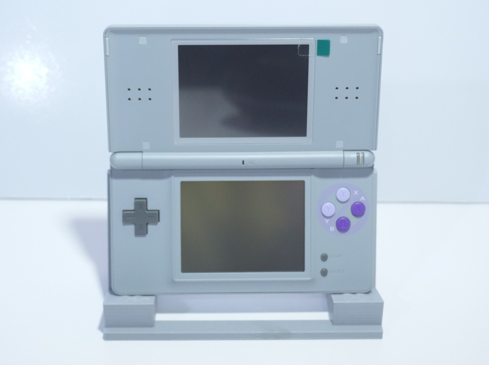 Nintendo DS Lite Super Nintendo SNES Gray Handheld System with Charger & Stylus