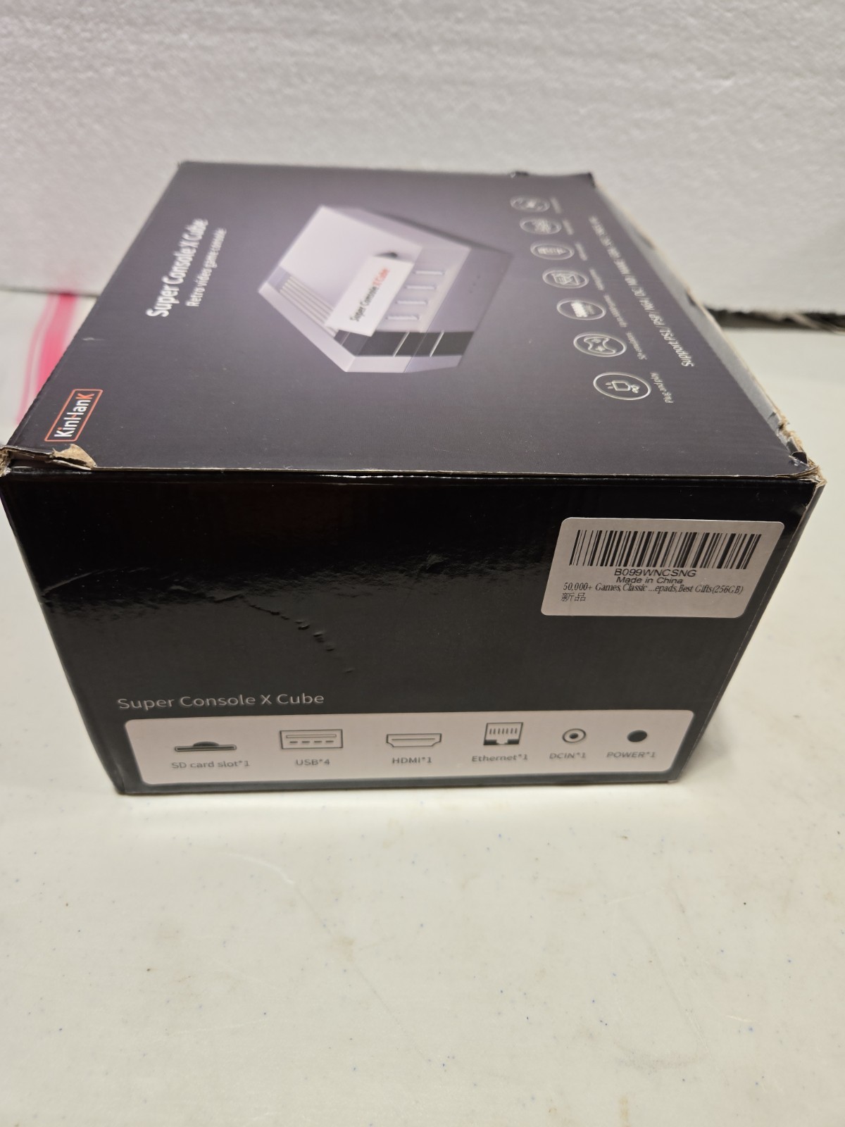 KinHank Super Console X Cube Retro Console 256GB 720p HDMI Wi-Fi Incomplete
