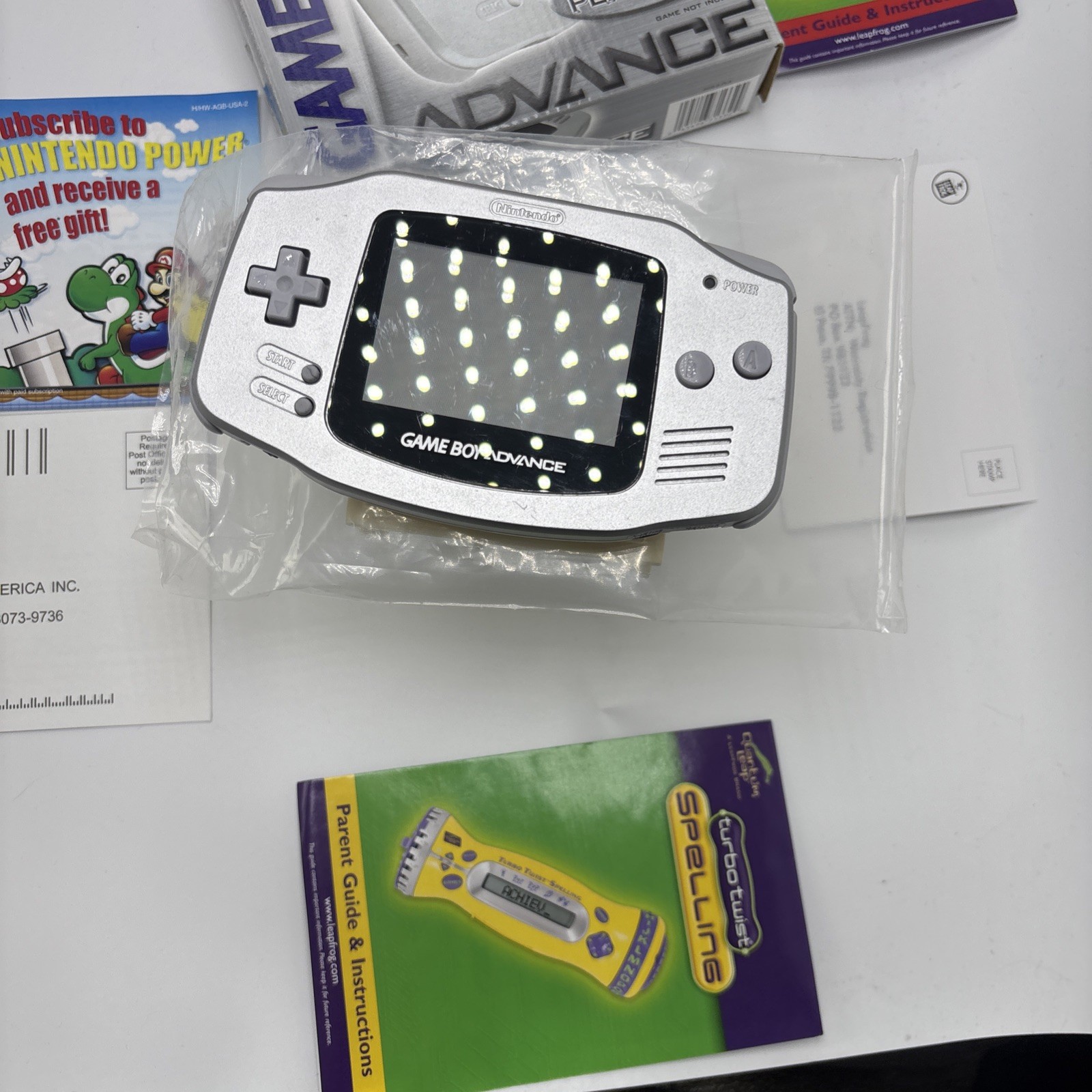 Nintendo Game Boy Advance GBA Console Limited Edition Platinum