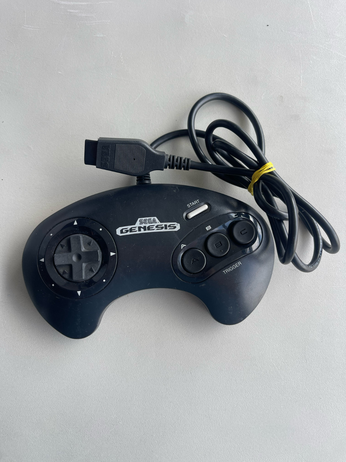 Sega Genesis Console Bundle 2 Power Sticks 9 Games 1 Controller Cables Tested