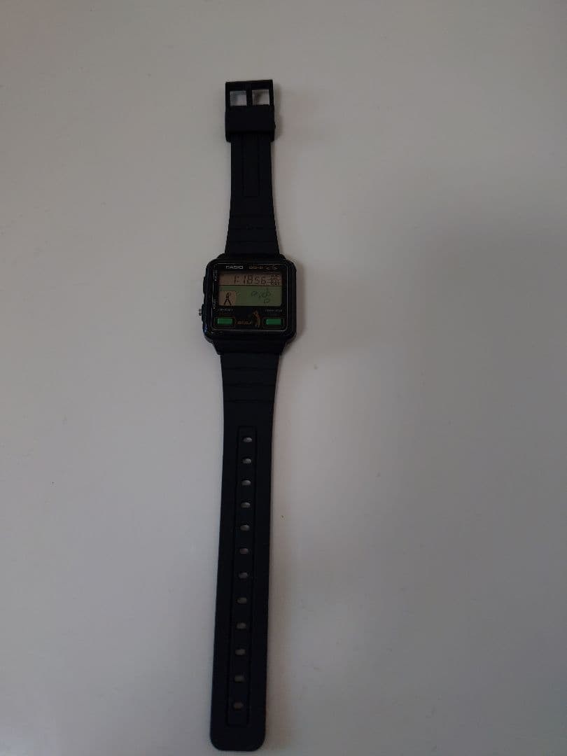 gamewatch Working Item Casio Dg-8 Golf Timer Game Watch Digital Japan