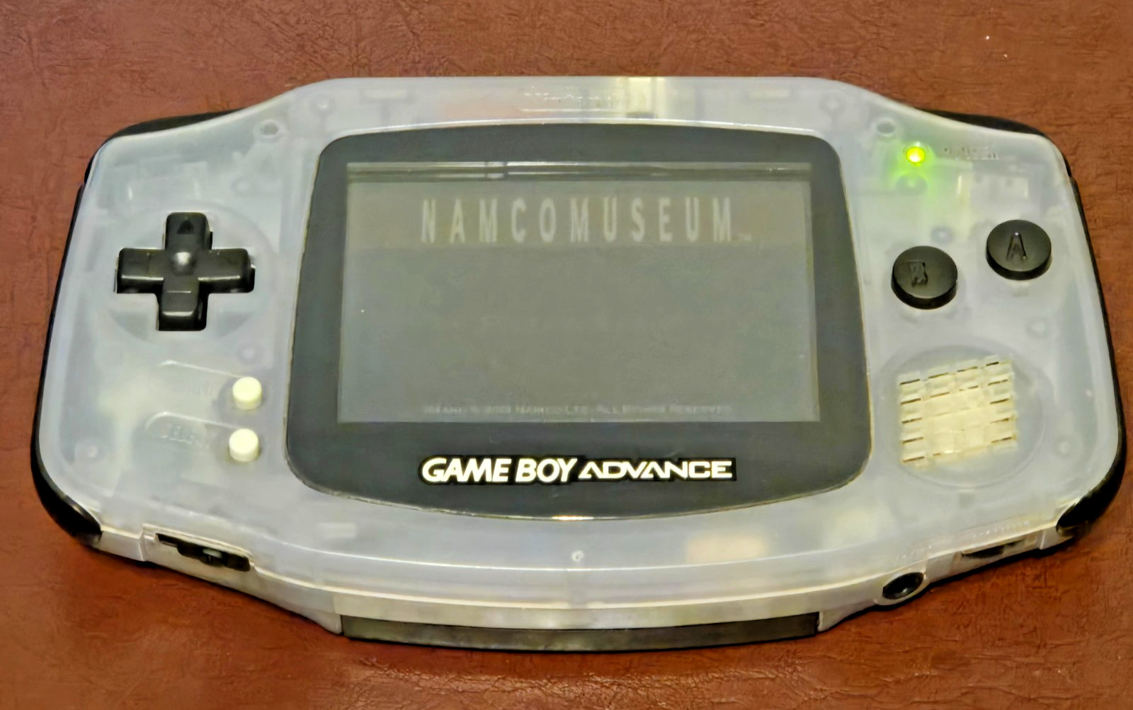 Nintendo Game Boy Advance – Glacier Color – New Buttons & Battery Cover + 1 Game